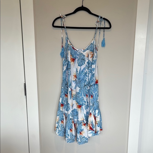 Blue Island Multicolor Leaf Dress - Picture 1 of 3